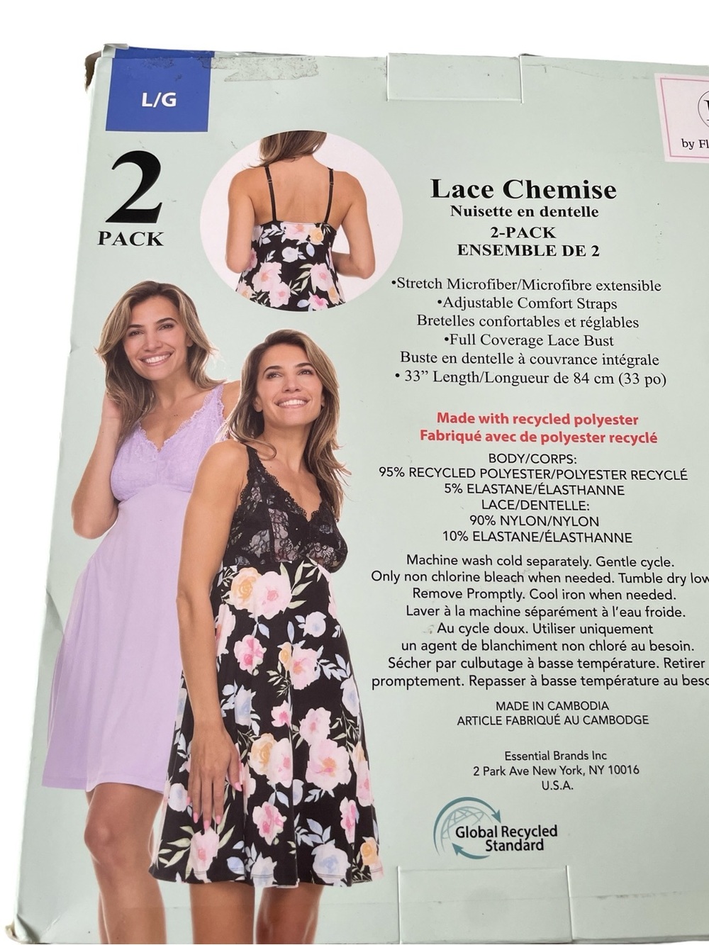 Flora Nikrooz 2-Pack Lace Chemises / Sleepwear